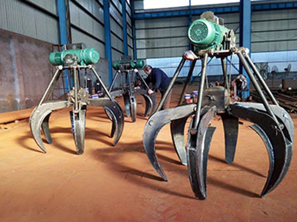 Grab bucket series crane