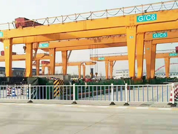 What are the common types of gantry cranes